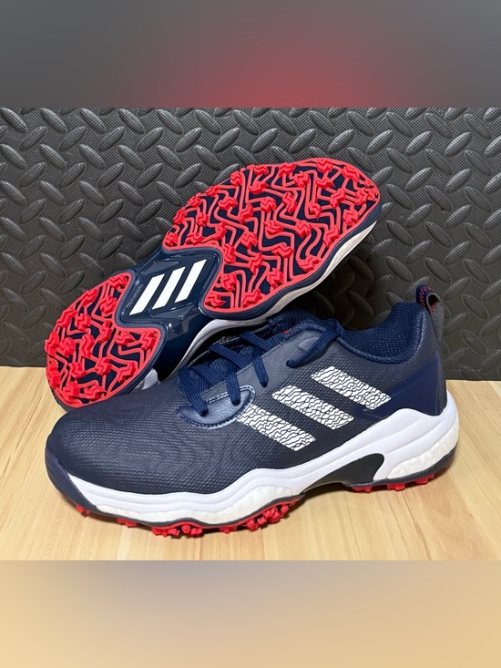 Adidas CodeChaos 25 Boost Spikeless Golf Shoes Red Blue IH8447 Mens Size 9.5‎